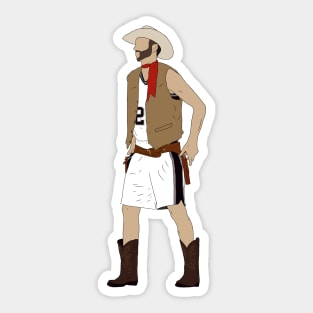 Cowboy Manu Sticker